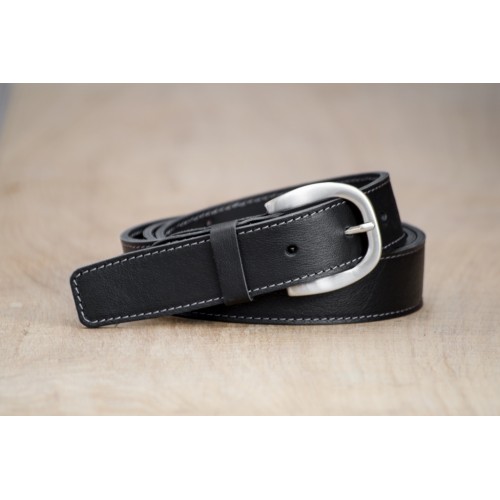 CEINTURE CUIR NOIR| La french